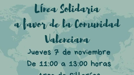El colegio Sagrado Corazón de Jesús realizará este jueves una línea solidaria para Valencia