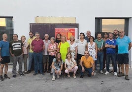 Integrantes de colectivos de Huertas de Ánimas.