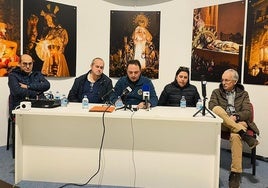 Rueda de prensa para dar las explicaciones sobre la suspensión de la prueba.