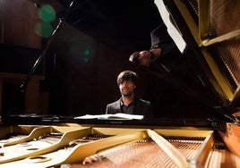 José Luis Porras, en un recital.