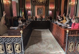 Los votos a favor de la moción propuesta por el PSOE.