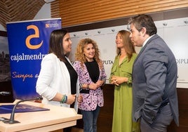 Representantes de las distintas instituciones en la presentación de la Feria del Queso este jueves.