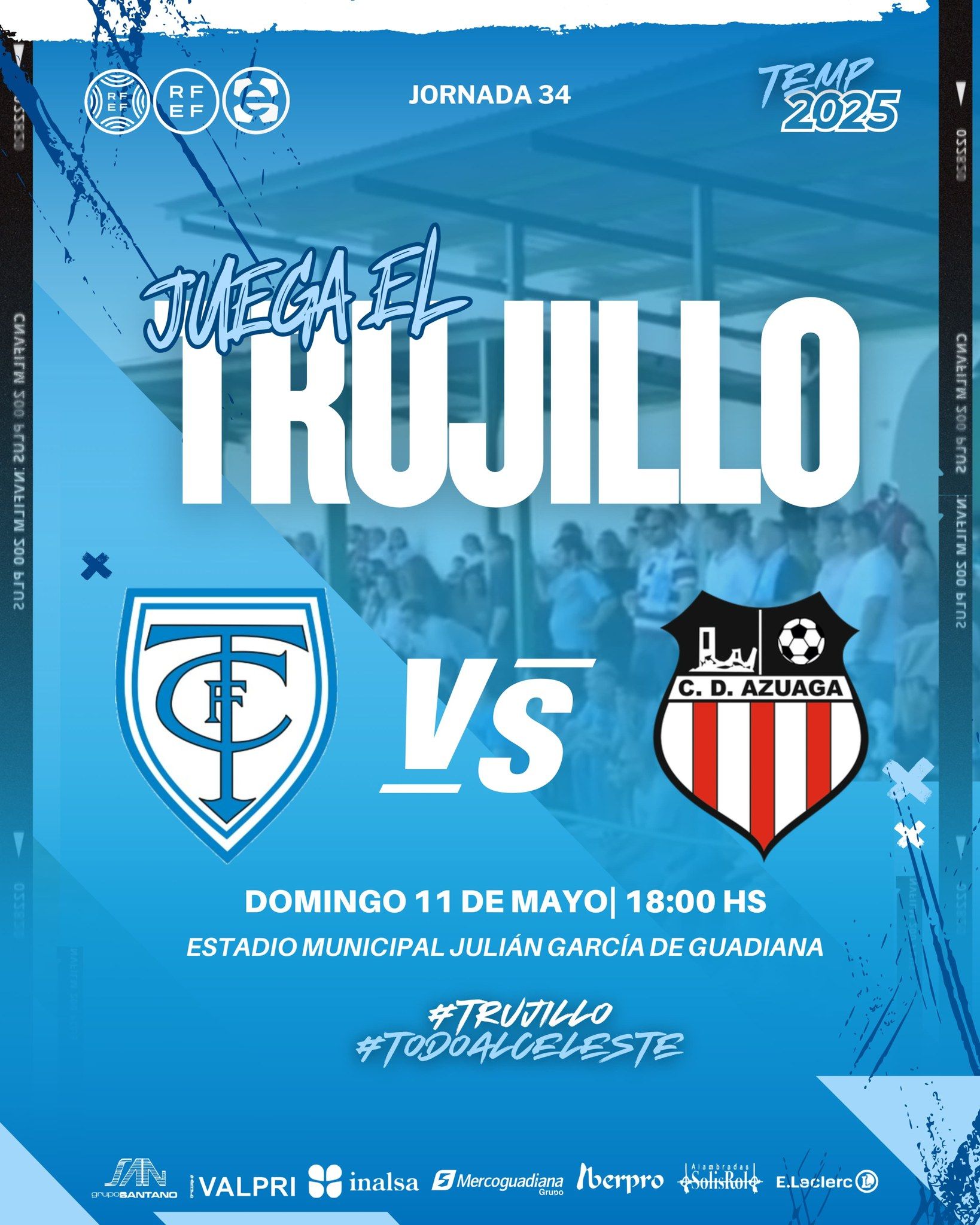 Llamamiento para que la afición apoye al Trujillo en su último partido de liga