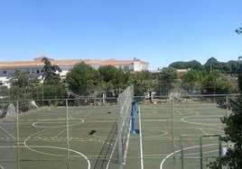 Las pistas del instituto Francisco de Orellana reformadas.