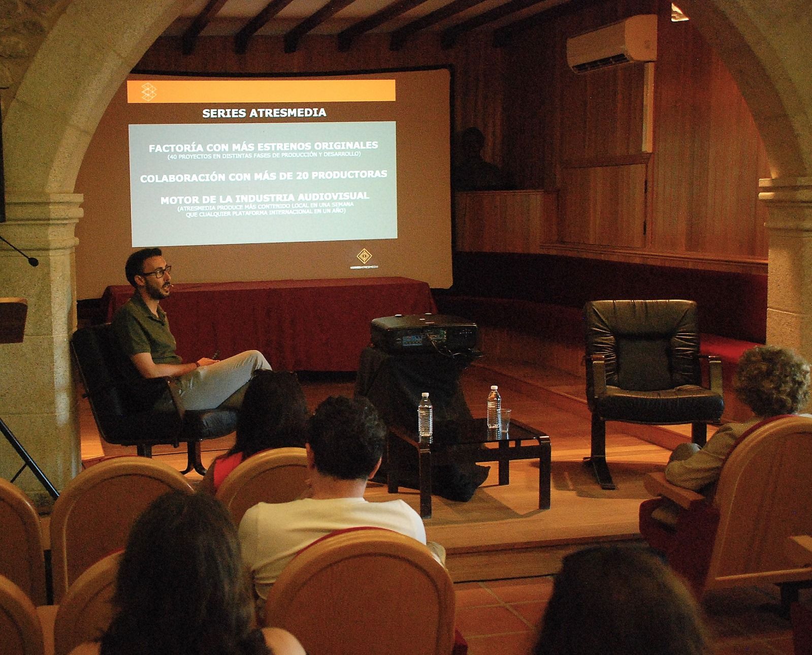 Diego del Pozo, en su ponencia celebrada ayer.