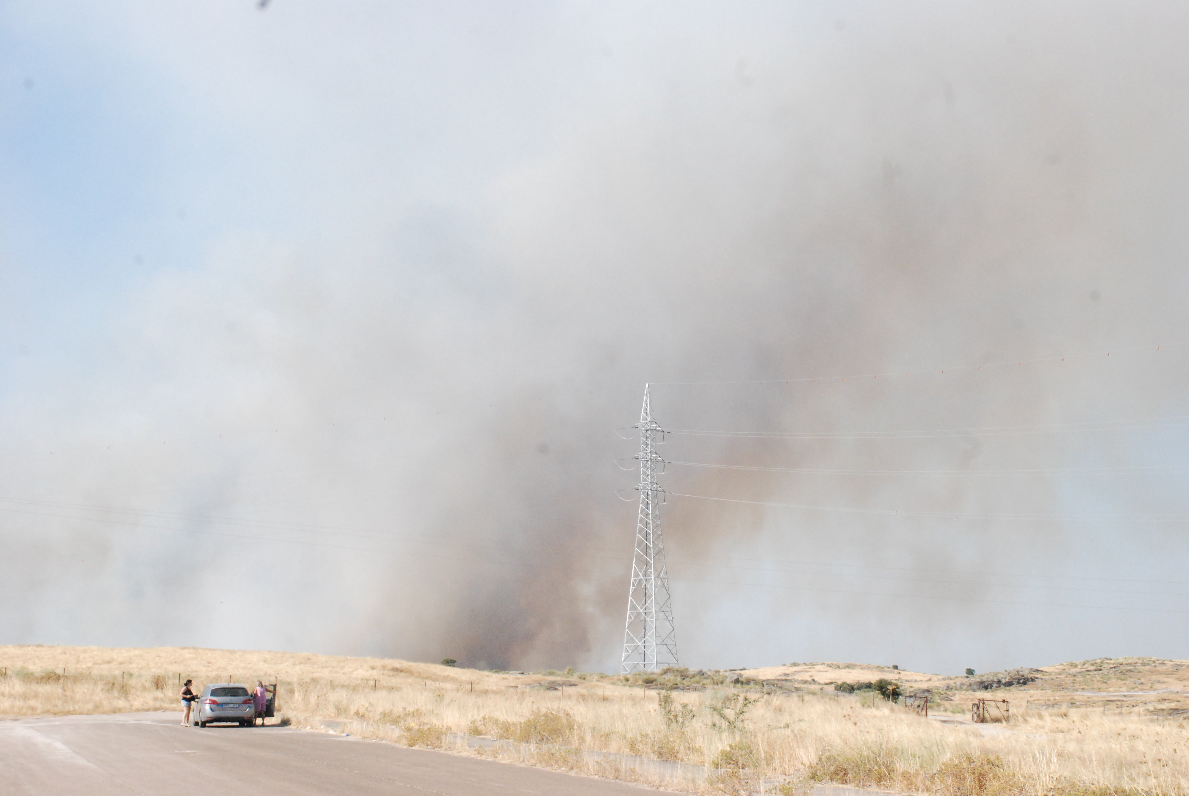 El incendio de este miércoles mantuvo en vilo a muchos vecinos