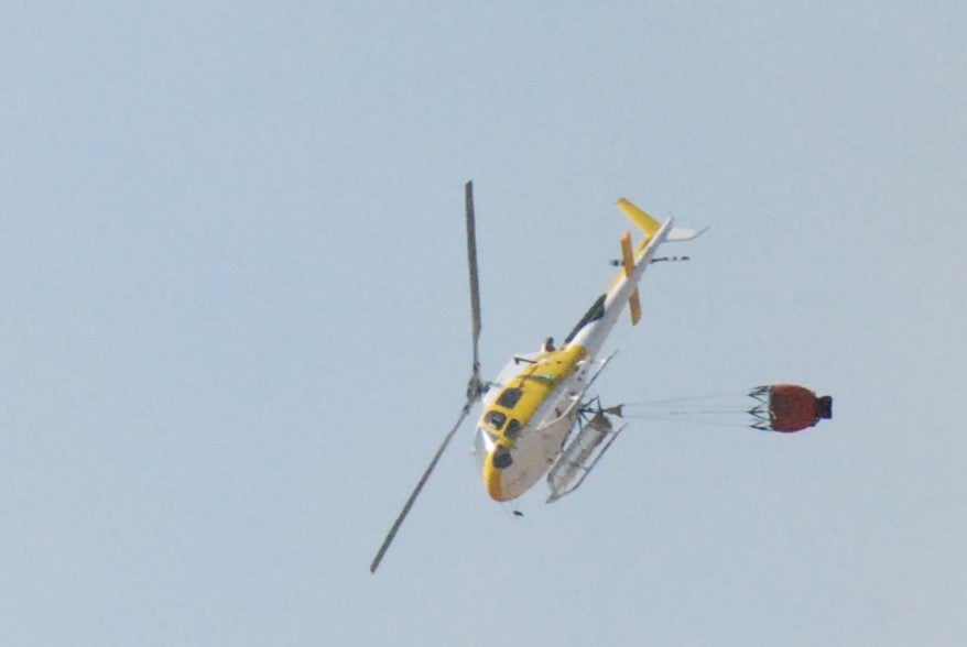 El incendio de este miércoles mantuvo en vilo a muchos vecinos