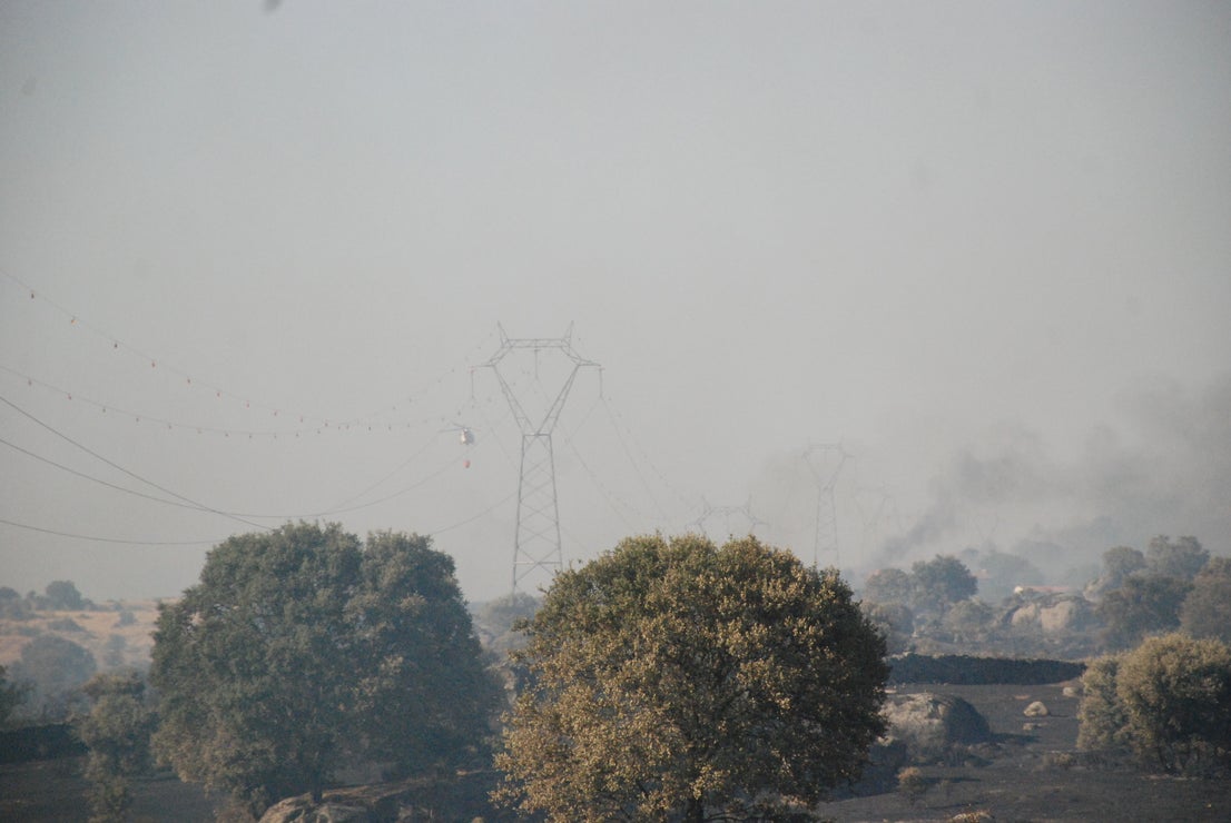 El incendio de este miércoles mantuvo en vilo a muchos vecinos