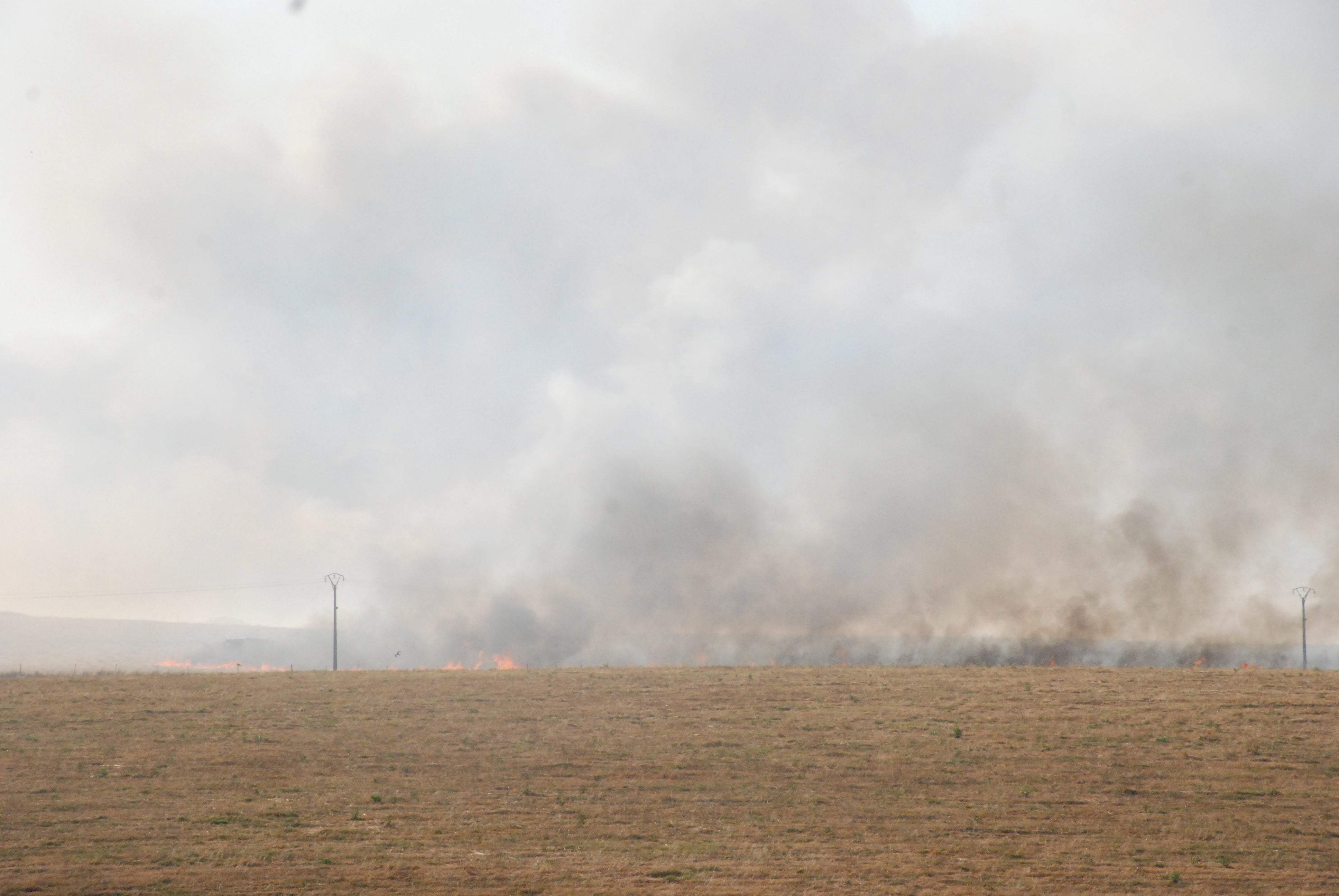 El incendio de este miércoles mantuvo en vilo a muchos vecinos