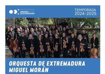 La plaza Mayor acoge un concierto de la Orquesta de Extremadura esta noche