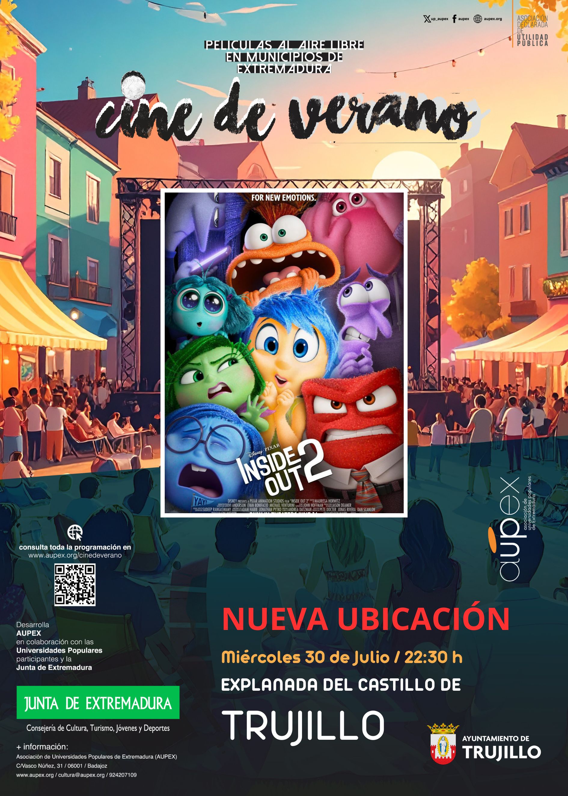 El cine de verano arranca esta noche, con nueva ubicación: la explanada del castillo