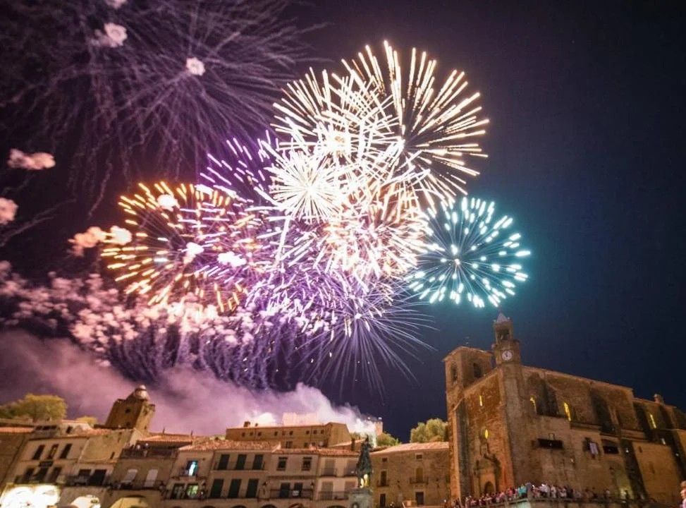 Fuegos artificiales en una edición anterior.