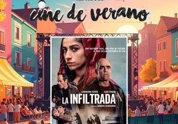 La explanada del castillo acoge la última sesión de cine de este verano