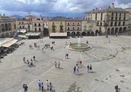 La plaza Mayor.