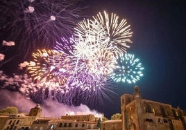 Fuegos artificiales en una edición anterior.