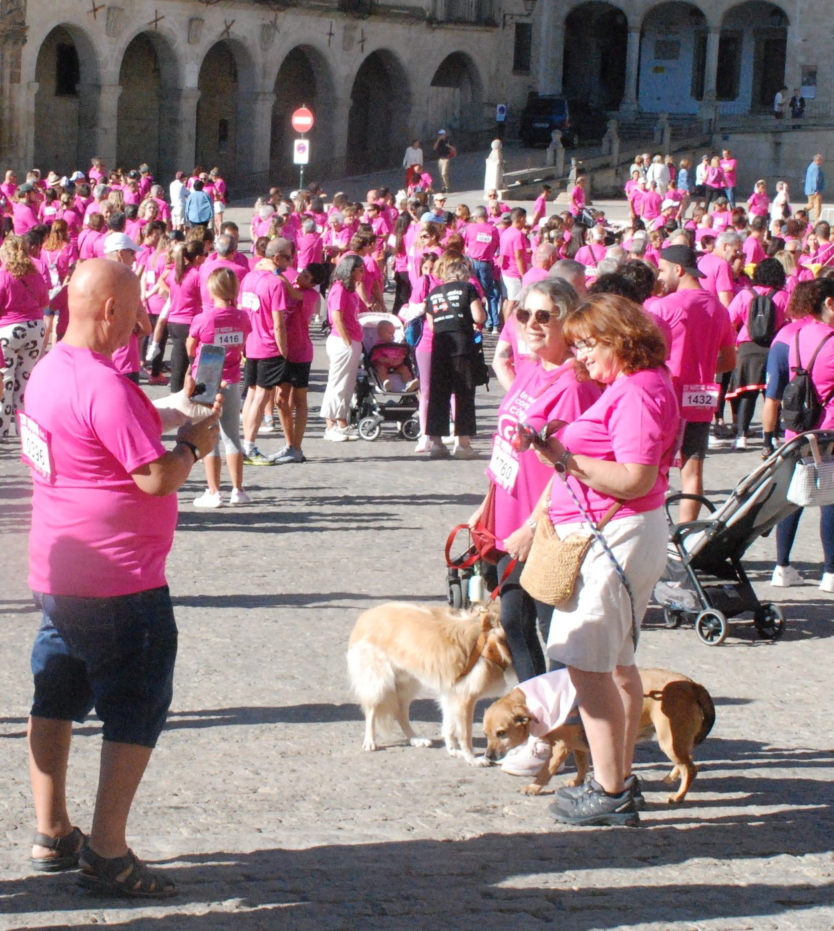 El rosa invade las calles para luchar contra el cáncer