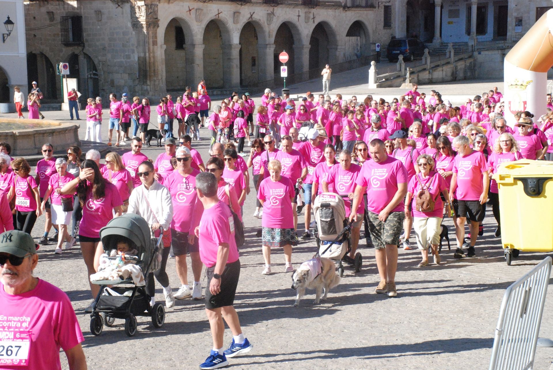 El rosa invade las calles para luchar contra el cáncer