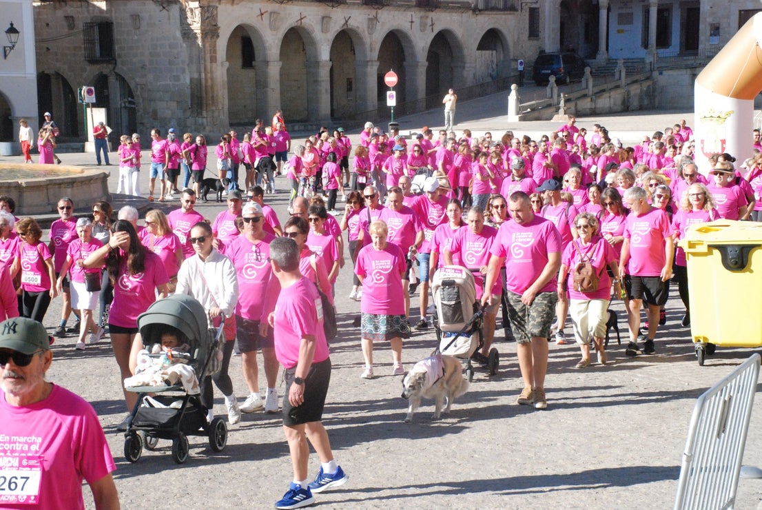 El rosa invade las calles para luchar contra el cáncer