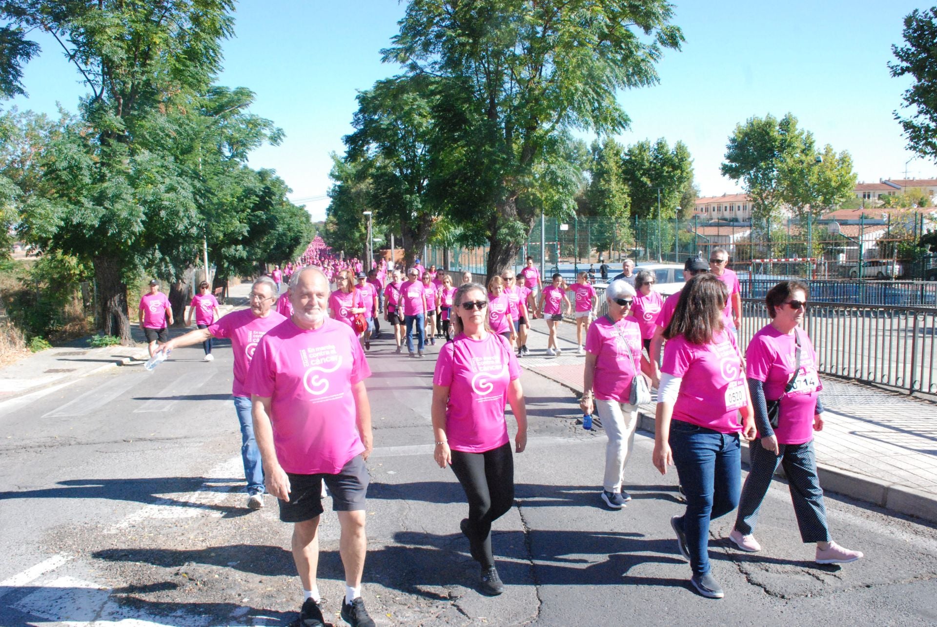 El rosa invade las calles para luchar contra el cáncer