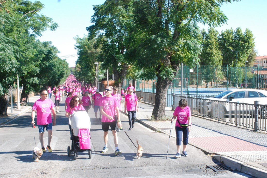 El rosa invade las calles para luchar contra el cáncer