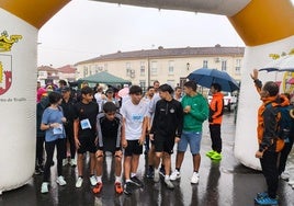 Participantes antes de dar la salida a la carrera