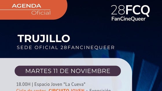 El Festival de Cine LGBTI de Extremadura estará en la ciuad el 11 de noviembre