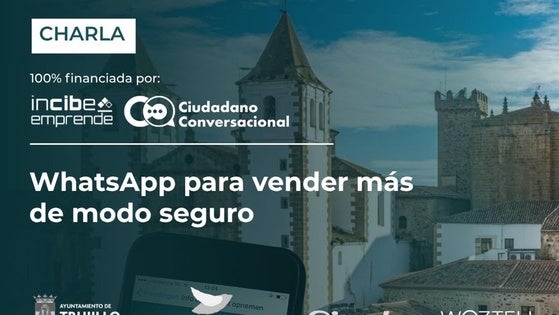 Charla sobre 'WhatsApp para vender más de modo seguro' el 25 de noviembre