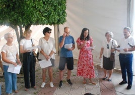 Representantes de colectivos de Huertas de Ánimas.