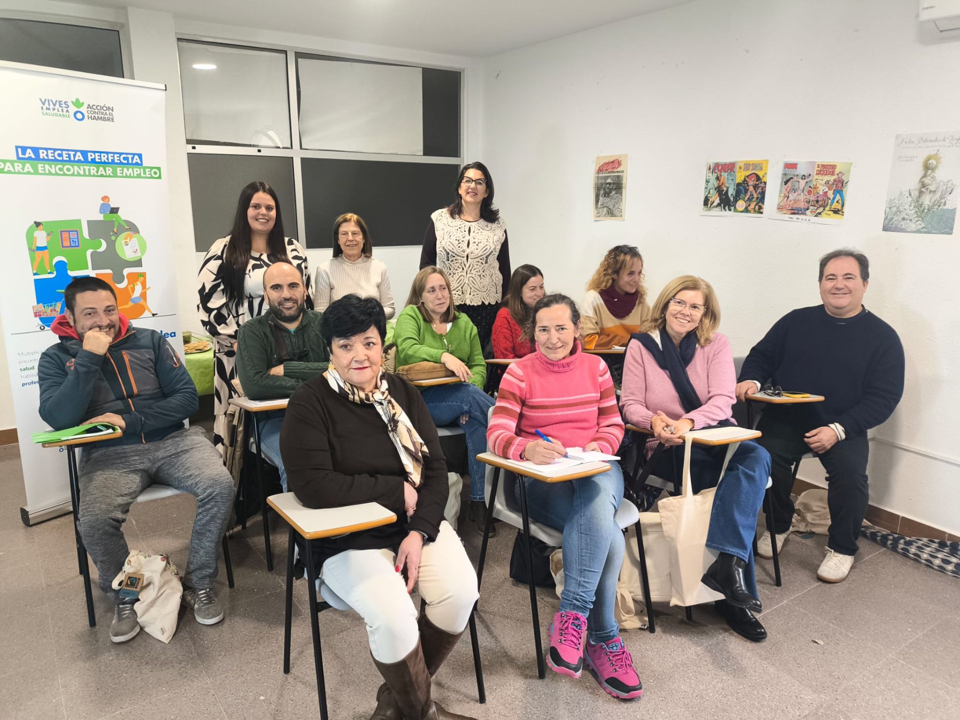 Participantes, responsables del programa y personal municipal.