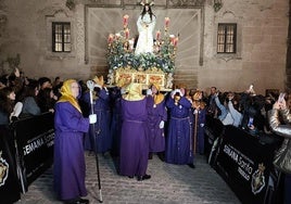 Uno de los pasos de la Semana Santa trujillana.