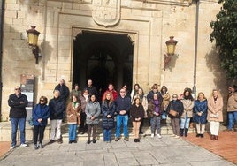 Minuto de silencio por las víctimas del accidente de tren ocurrido este domingo