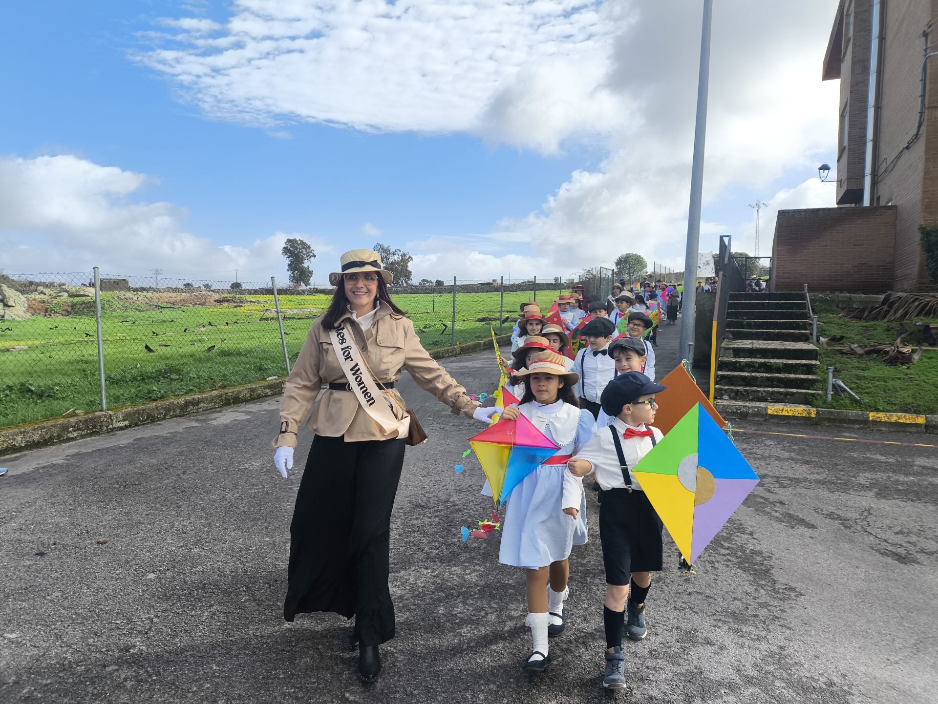 Mary Poppins en el desfile de Carnaval de Las Américas