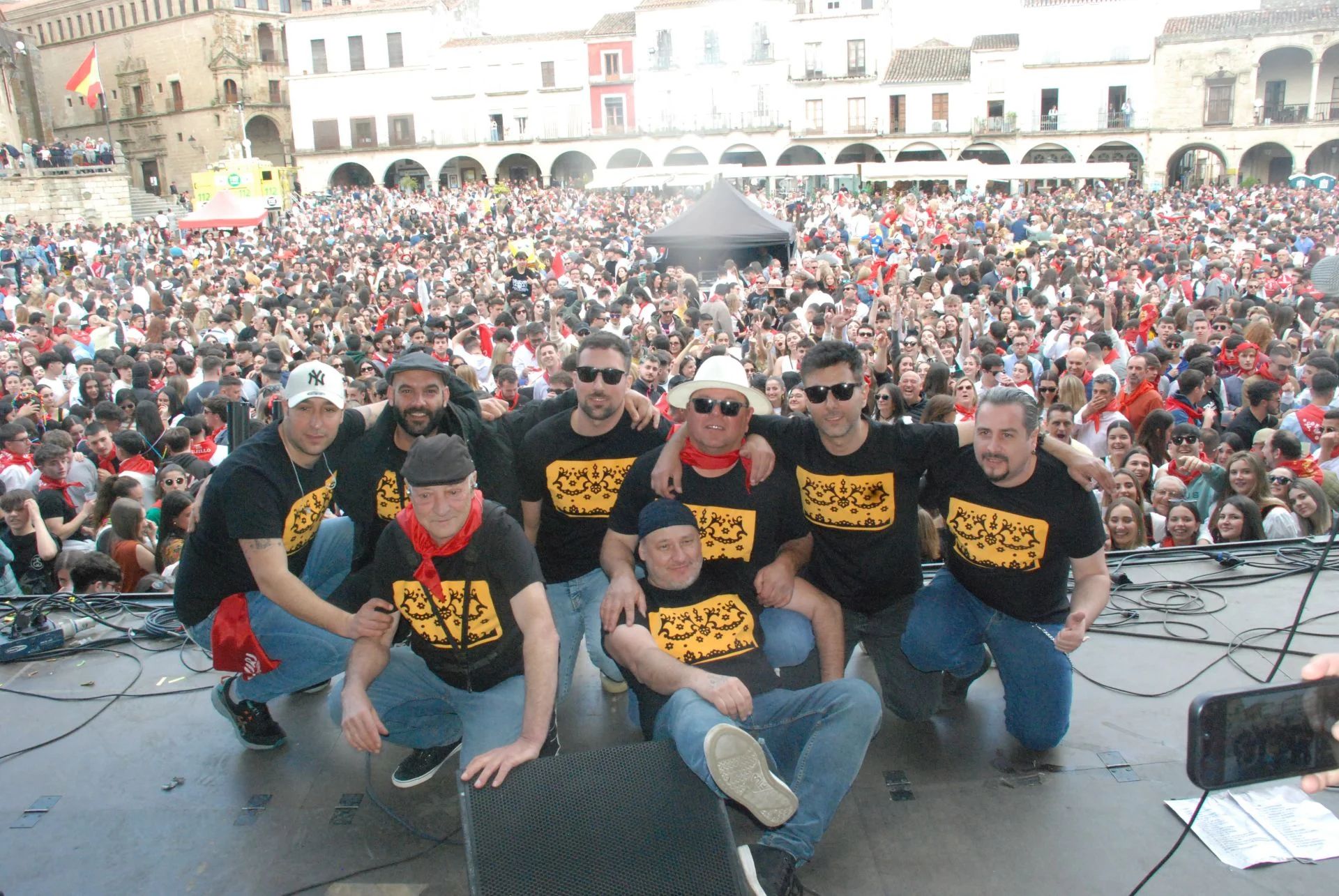 La orquesta Pizarro, en una edición pasada del Chiviri.