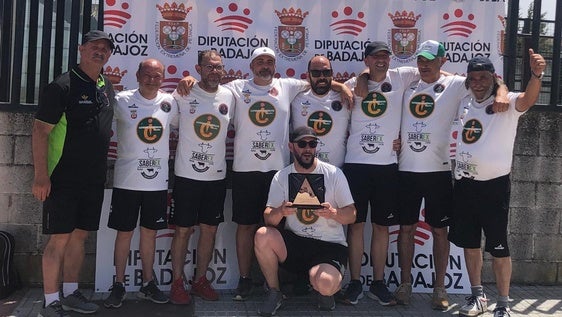Equipo masclulino campeón de Extremadura