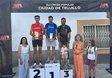 El podio de la general en categoría masculina