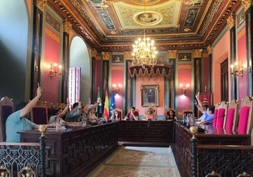 Sesión plenaria celebrada ayer.