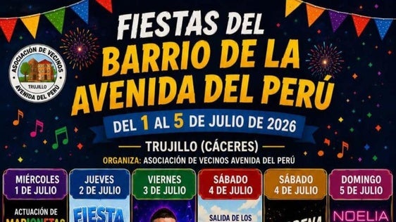 Carlen anunciador de las fiestas