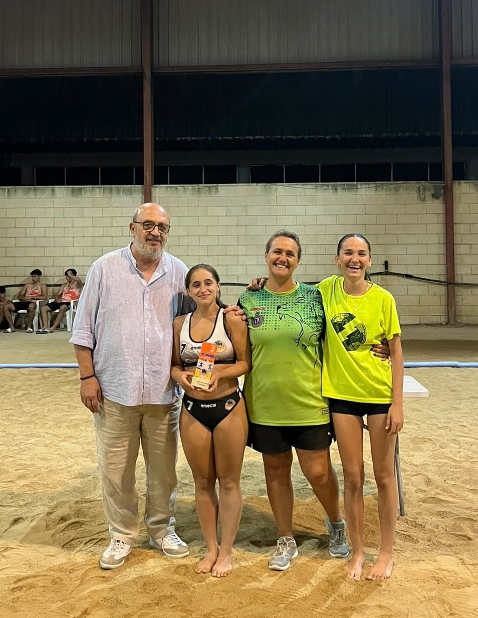 El torneo del balonmano playa: con una gran participación