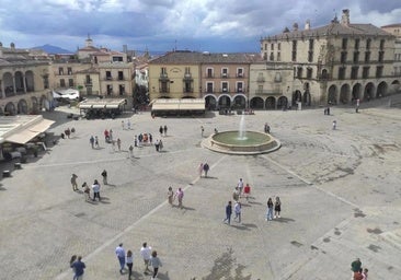 La plaza Mayor de Trujillo