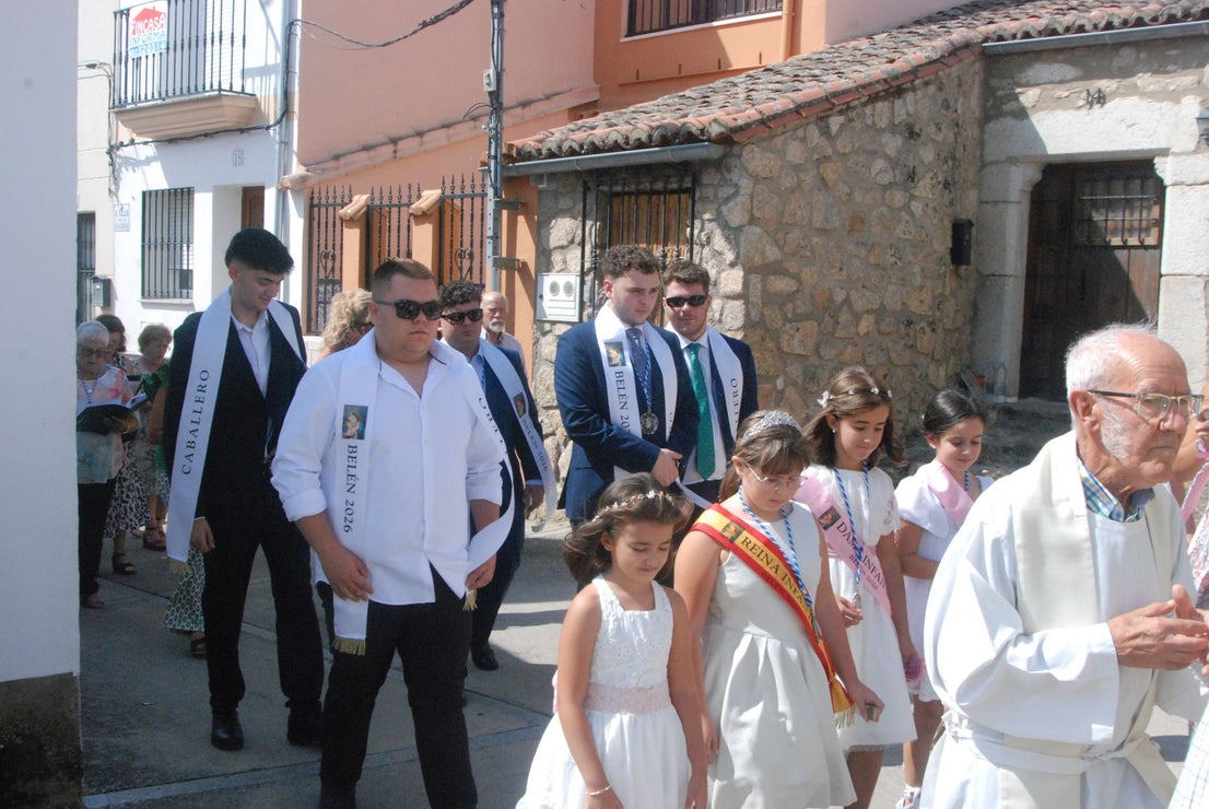 Belén celebró la procesión con la Patrona