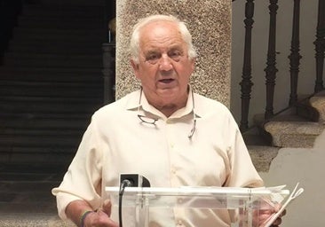 Jesús Domínguez, presidente de la Hermandad de Dontantes de Sangre en Cáceres