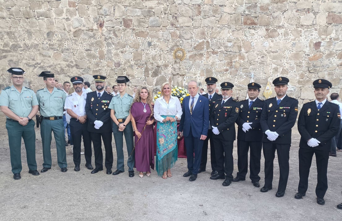 La Patrona llega a la iglesia de San Martín
