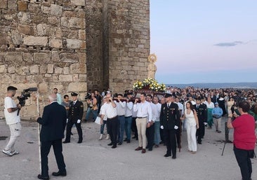 Bajada en procesión de la Patrona.