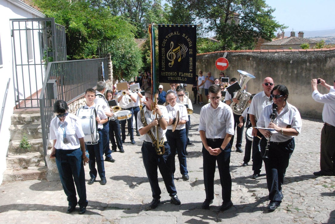 La Patrona vuelve a la alcazaba trujillana