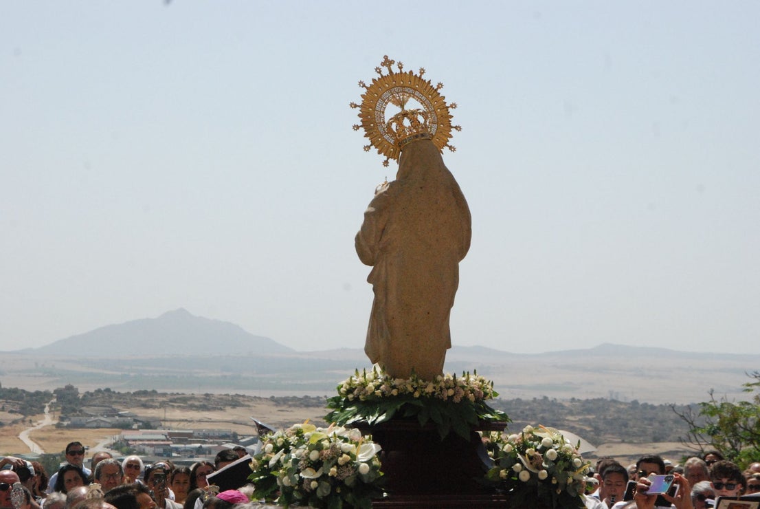 La Patrona vuelve a la alcazaba trujillana