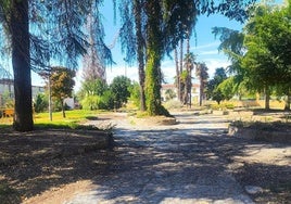 Parque Hernán Cortés, afectado por los pájaros.