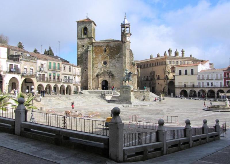 La plaza Mayor de Trujillo 