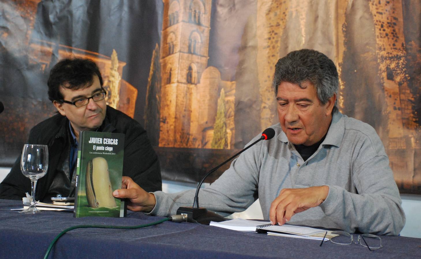 Javier Cercas, en la Feria del Libro de Trujillo