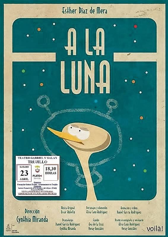 El teatro Gabriel y Galán acogerá este sábado la obra 'A la luna'