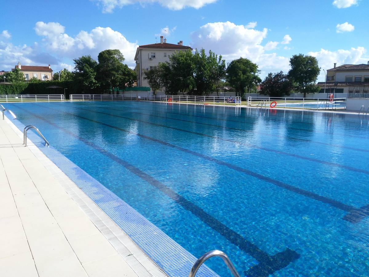 La piscina municipal de Trujillo, ayer por la tarde 